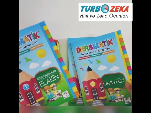 Dersmatik - İlk Okuma Yazma Seti - Okumayı Öğreten Set - Oyuncak