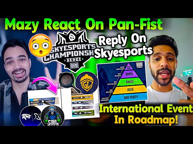 Mazy React On Pan - Fist🍳 International Event In Roadmap😳 Skyesports Matches