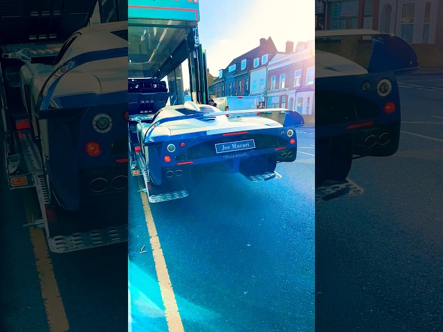 $5M MASERATI MC12 BEING LOADED ONTO TRUCK FOR RETROMOBILE 2025! #shorts #trending #retromobile #yt