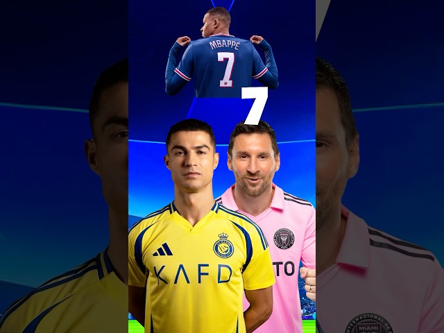 Guess The Shirt Number! 😱 Ronaldo vs Messi 🥶