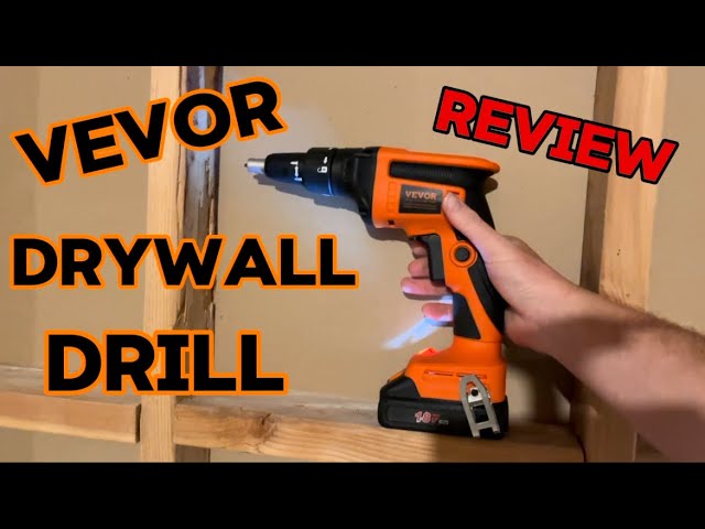 Effortless Drywall Installation with VEVOR Drywall Screw Gun Auto-Feed 🛠️ | In-Depth Review