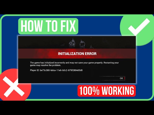 FIX INITIALIZATION ERROR DBD XBOX (2023) | How to Fix Initialization Error Dead by Daylight Xbox