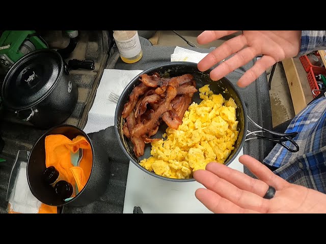 Cooking Breakfast! The Ultimate Compact Camping Hiking Kit - Bonus Food Storage Tips & Tricks