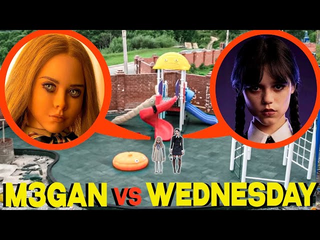 أهرب بسرعة M3GAN vs Wednesday Addams إذا رأيت