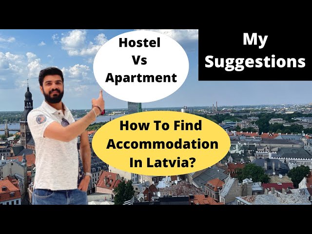 Hostel Vs Apartment In Latvia | How To Find Accommodation in Latvia -With English Subtitles.