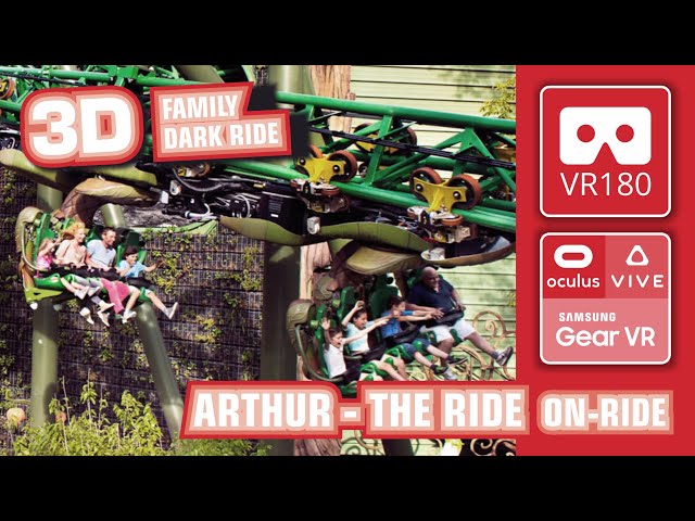 ARTHUR - the Ride VR180 VR roller coaster - Minimoys - Family Dark Ride Europa Park - onride POV 3D