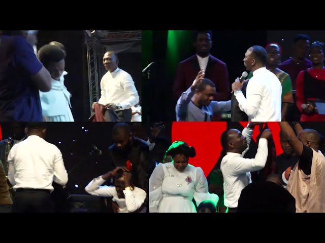 DR PAUL ENENCHE IMPARTING APOSTLE MICHAEL OROKPO, PDANIEL, NATHANIEL BASSEY, DUNSIN OYEKAN, & OTHERS