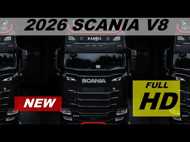 2026 Scania V8 🔥 The ULTIMATE Power Truck! 🚛💨 | Unmatched Performance & Innovation!