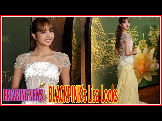 BLACKPINK’s Lisa Looks Alluring In A Yellow ‘Belle’ Gown At The White Lotus Season 3 Premiere