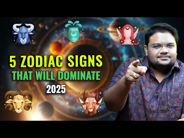 Top 5 Zodiac Signs Predicted to Be Rich in 2025 | Remedies to Attract Wealth | Astrology predictions