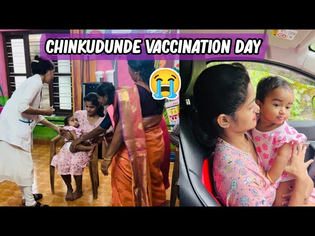 chinkudunde vaccination day 😭/chinkudunde karachil 😔