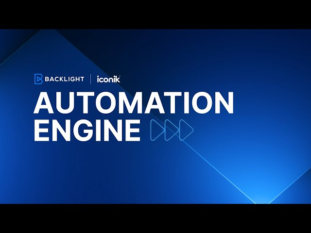 Iconik Automation Engine - Simplified, no-code automated media asset management