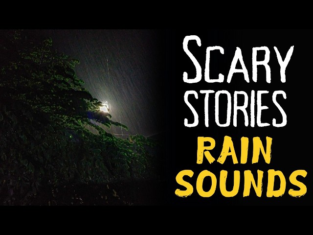 True Scary Stories Black Screen with Rain Sounds For Sleep and Relaxation