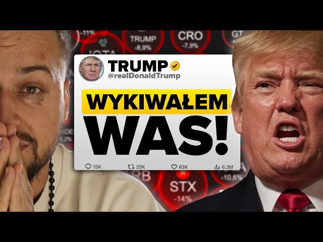 OGROMNA MANIPULACJA NA KRYPTO (TRUMP Szantażuje Inne Państwa, Gigantyczne Likwidacje!)