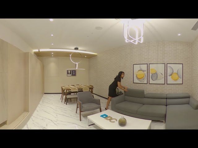 Minimalistic Living And Dining Room Design (360° VR Tour) | Design Cafe Experience Centre