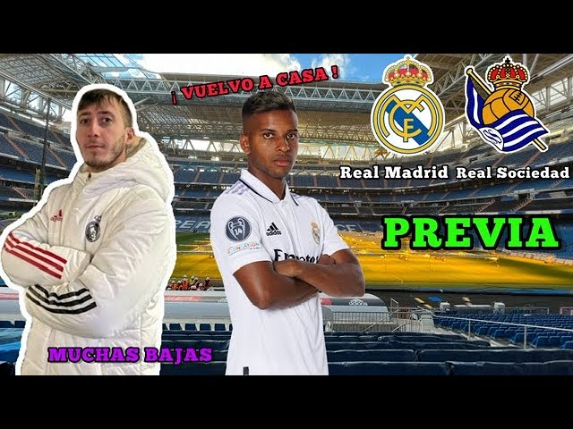 PARTIDO DIFÍCIL en CASA y CON MUCHAS BAJAS ❌ PREVIA REAL MADRID - REAL SOCIEDAD