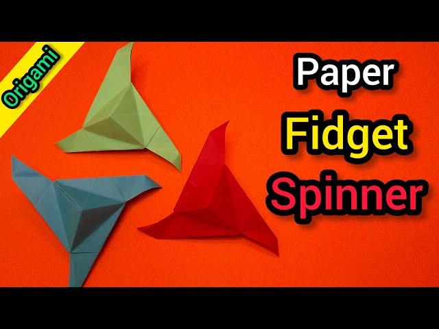 DIY Paper Fidget Spinner That Actually WORK!