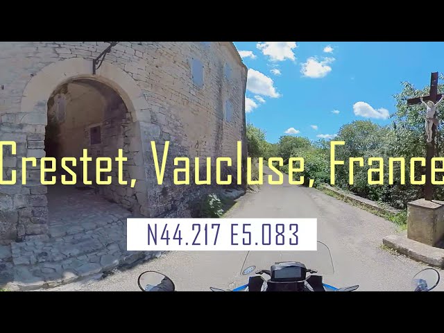 Riding in Crestet, Vaucluse, France on CRF1000 360 VR