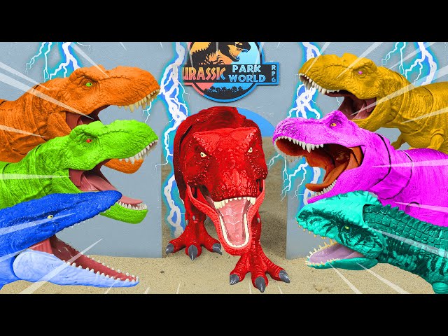 Satisfying Jurassic World Evolution 2 | Trex, Dilophosaurus, Spinosaurus, Karnotaurus, Triceratops