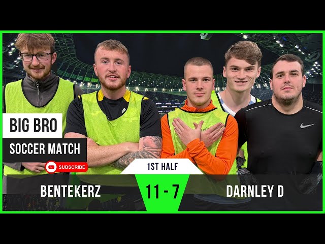 1st Half | Bentekerz 6 - 4 Darnley Disappointments | UNTOUCHABLE TEKKERZ! | Big Bro Soccer | Glasgow