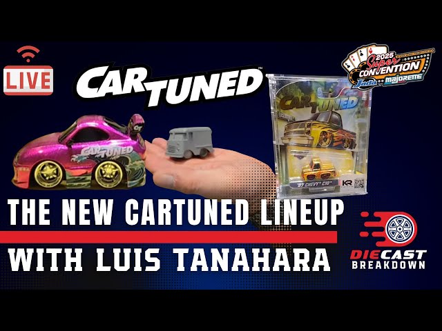 Live Tour of #Cartuned New Releases with Luis Tanahara at Diecast Supercon 2025