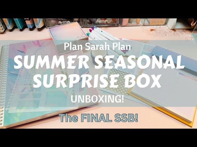 Unboxing the FINAL Seasonal Surprise Box from Erin Condren