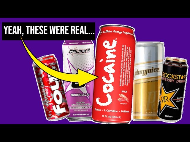 Top 10 WILDEST 2000's Energy Drinks