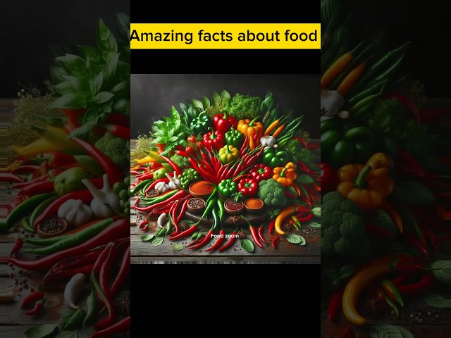 Top 10 amazing facts about foods 🍅🍎 #food #facts #shorts