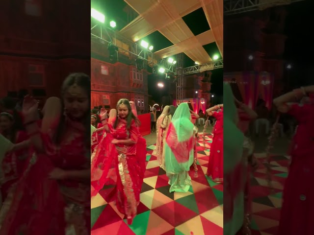 Rajasthani Dance 🤩.  #love #rajasthanishadi #viralreels #viralshort #royalrajasthanwedding