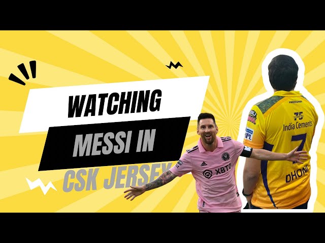 Going to see Messi play in CSK jersey | Inter Miami Vs Toronto FC | Major League Soccer