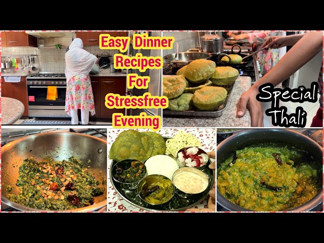 Special Veg Thali For A Stress-Free Evening 🙂| Easy Dinner Recipes For Seasonal Satisfaction | Vlog