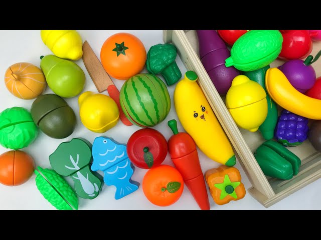 Oddly Satisfying Video | How to Cutting Wooden Fruits Apple and Vegetables