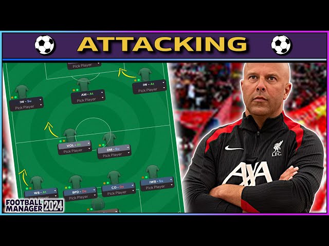 FUN Arne Slot Liverpool Tactic | Football Manager 2024 |