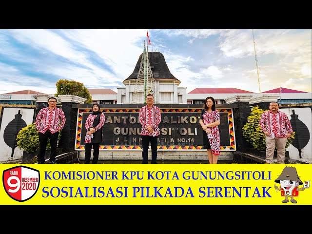 KOMISIONER KPU KOTA GUNUNGSITOLI - SOSIALISASI PILKADA SERENTAK - 9 Des 2020 ~ WongWenz