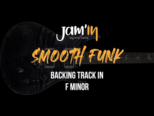 Smooth Funk Guitar Backing Track in F Minor