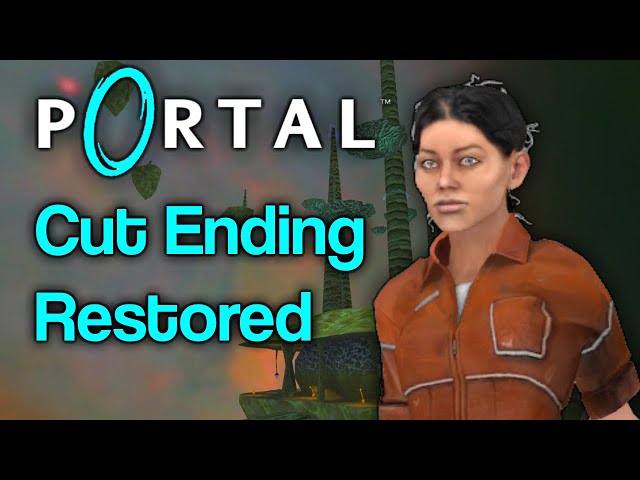 Portal 1 Cut Content - Xen Ending / Chell in Xen