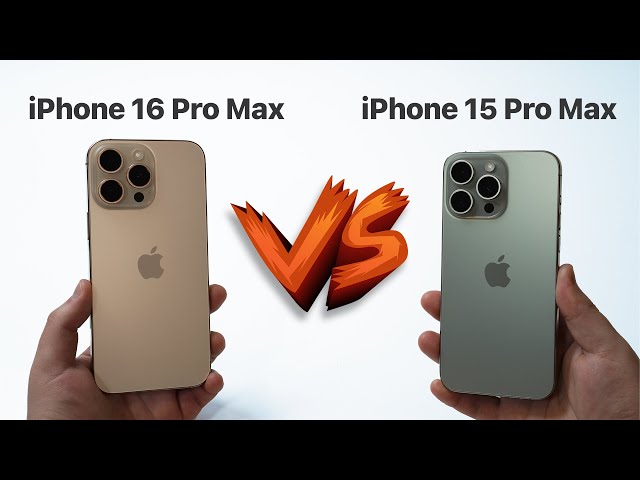 iPhone 16 Pro Max Vs iPhone 15 Pro Max - Full Comparison!