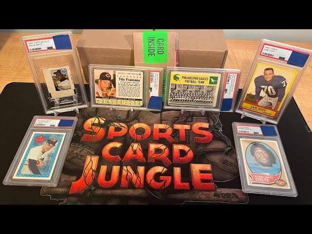 PSA Blind Reveal November Special: 40 Cards MLB and NFL 1950-1979