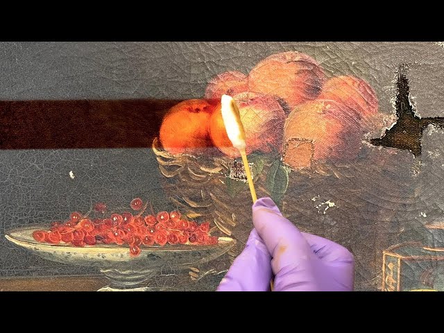 How A Damaged Old Oil Painting Is Professionally Restored