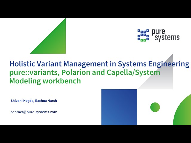 Holistic Variant Management in Systems Engineering