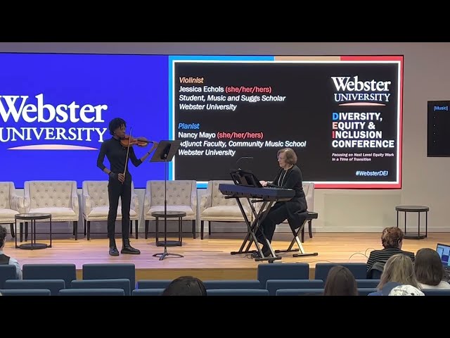 Webster University's Diversity, Equity and Inclusion Conference: Jessica Echols Student Performance