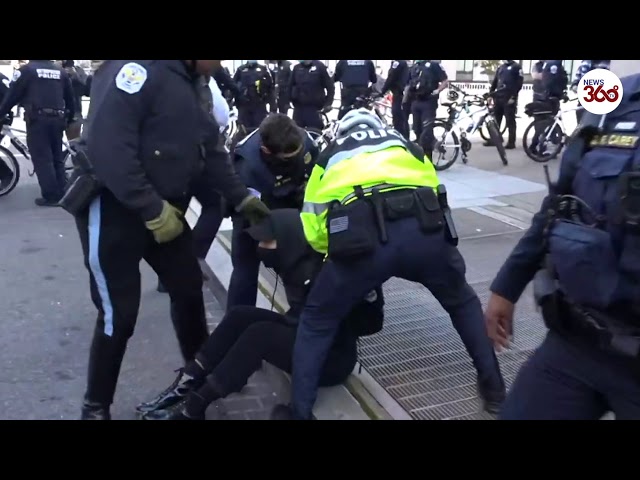 Million MAGA March:  Counter-protesters and Trump supporters trade insults| Washington | News 360 Tv