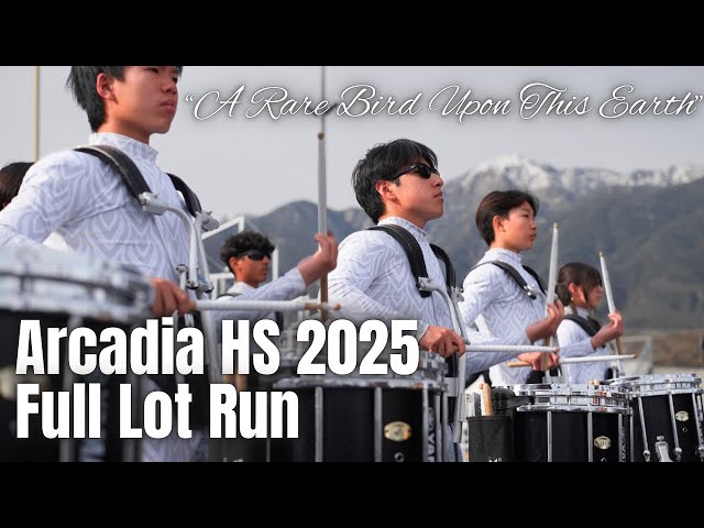 Arcadia HS Percussion 2025 Full Run