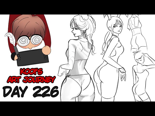 (EN/ID) Back & Bakery art study | Kooi's Art Journey - DAY 226