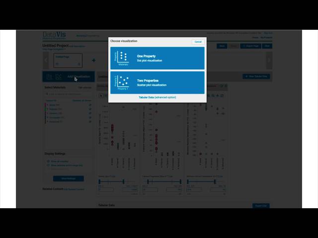 McGraw Hill Education at ASEE: DataVis Material Properties Demo with Anselm Spoerri