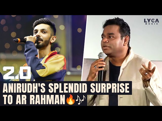 Anirudh's Rocking Surprise to AR Rahman🤩Anirudh கேட்ட கேள்வி தயங்காமல் சொன்ன Rahman