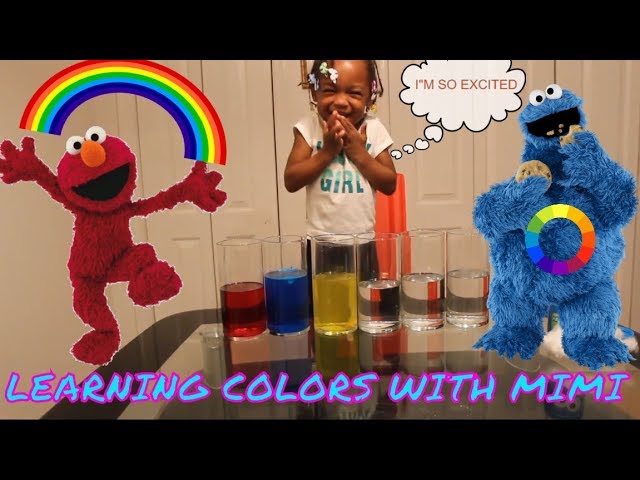 BEST LEARNING COLORS for kids children Toddlers video! Sesame street fizzy tub colors surprise toys