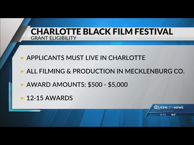 Charlotte Black Film Festival Micro Film Grant