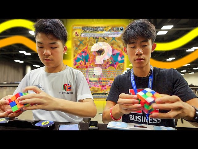 Rubik's Cube Race for RARE Pokémon Cards!