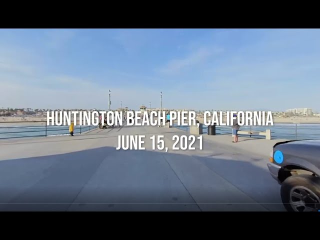 Walk around Huntington Beach - Maskless and Socially Close! - 360° video